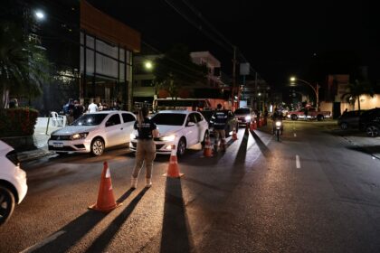 Equipe de Fiscalização do Detran-AM deflagra mais uma Operação Lei Seca