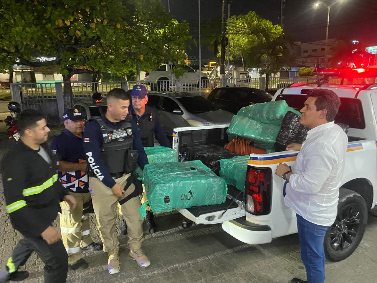 Fiscalização do Detran-AM apreende 580 tabletes de entorpecentes durante ação na zona centro-oeste