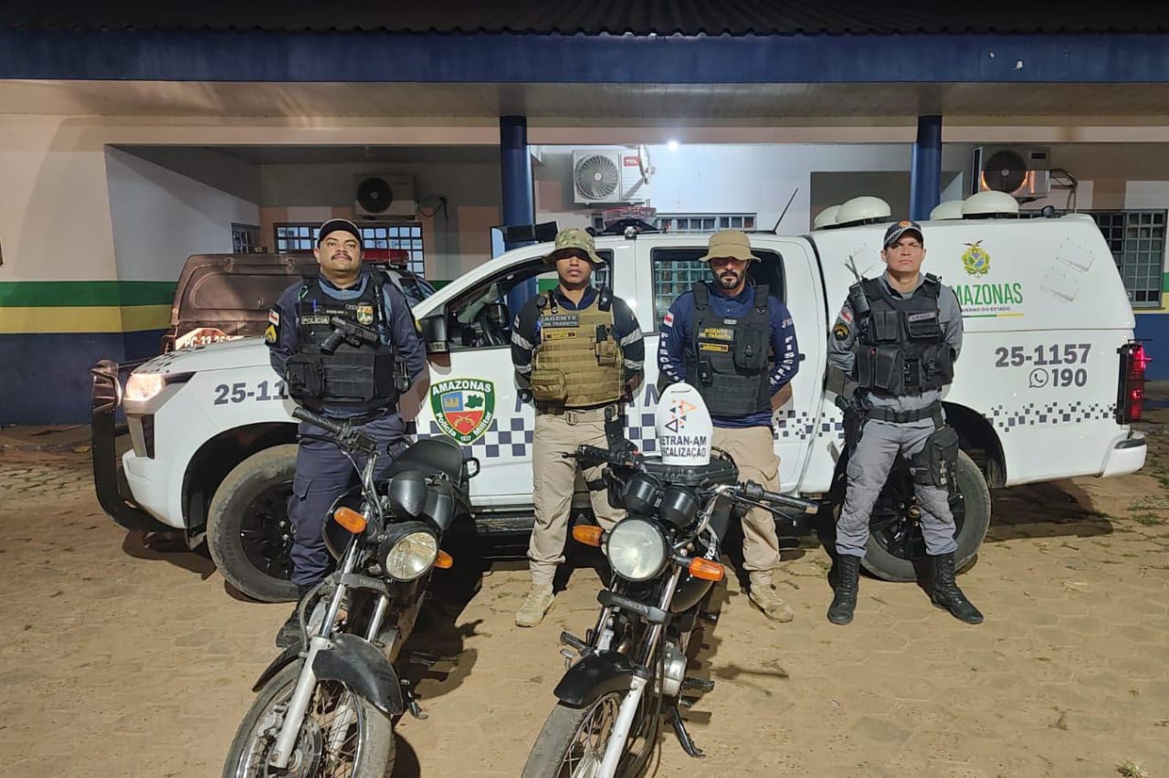 Detran-AM: Operação de fiscalização recupera três motocicletas roubadas em Humaitá